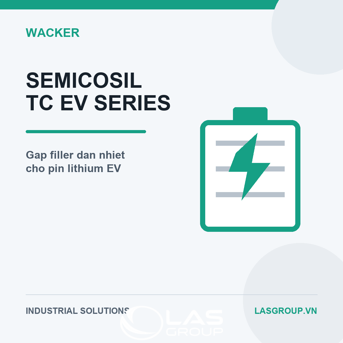 SEMICOSIL TC EV Series – Gapfiller Dẫn Nhiệt Quản Lý Nhiệt Pin Lithium EV